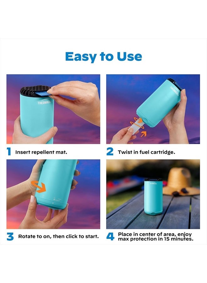 THERMACELL - Mosquito Repellent Refills; Compatible with Any Fuel-Powered Thermacell Repeller; Highly Effective, Long Lasting, No Spray, No Scent, No Mess; 15 Foot Zone of Mosquito Protection - Image 1