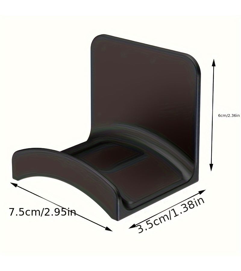 White Under Desk Gaming Headphone Holder With Adjustable Arm Clamp - Image 2