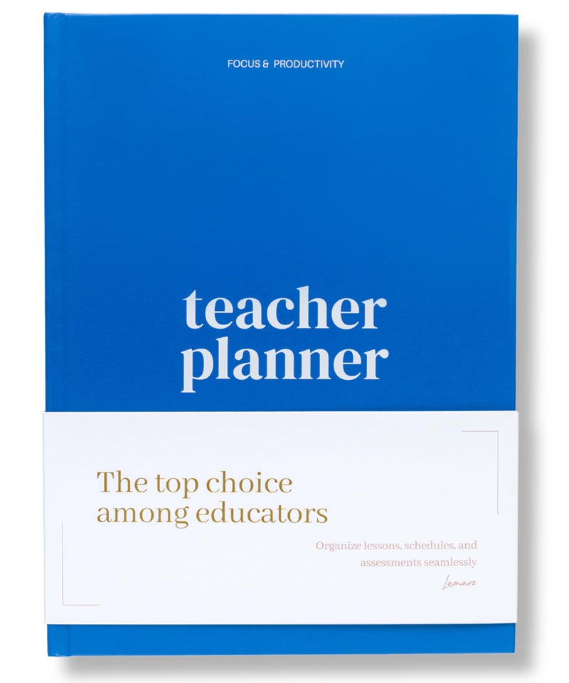 Lamare Teacher Planner 20262027 Hardcover Undated Planner Lesson Planner Book for Teachers with Class Schedule Student Info Weekly Planning 8x11 - Image 2
