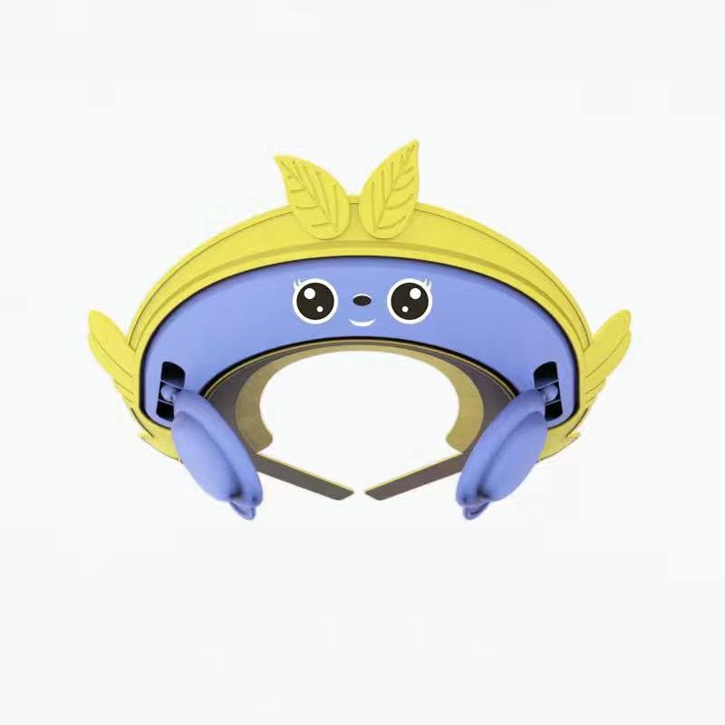 XEREBIAN Baby Shower Cap Silicone Bathing Hat, Adjustable Shower Cap Kids, Infants Soft Protection Hat Safety Visor Cap Hat for Toddler Children - Image 1