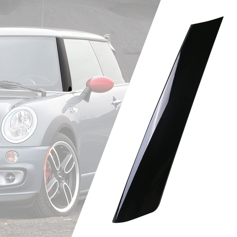 TQPONLY Windshield A Pillar Trim MoldingFront Left Driver SideCompatible with Mini Cooper R50 R52 R53 Replaces 51137128157 Window Accessories