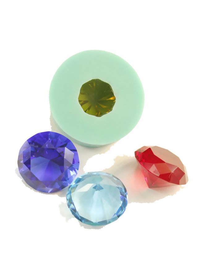 NIBEMINENT Diamond Cake Fondant Silicone Mould Green 47x25x50mm - Image 5