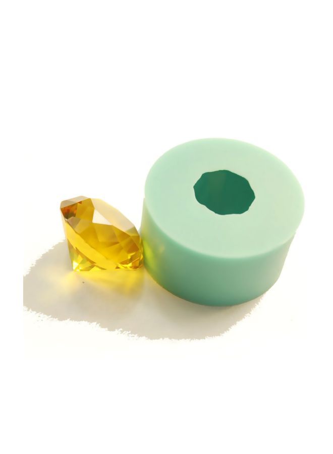 NIBEMINENT Diamond Cake Fondant Silicone Mould Green 47x25x50mm - Image 3