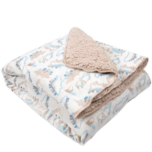 Baby Essentials Sherpa Fleece Baby Blanket 35x30 – Super Soft, Warm Reversible Baby Blankets for Newborns, Infants, Toddlers, and Nursery - Image 2