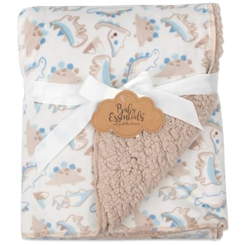 Baby Essentials Sherpa Fleece Baby Blanket 35x30 – Super Soft, Warm Reversible Baby Blankets for Newborns, Infants, Toddlers, and Nursery - Image 4