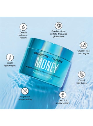 Money Masque, 215ml – Deep Hydrating Hair Mask for Glossy, Expensive-Looking Hair - view 2
