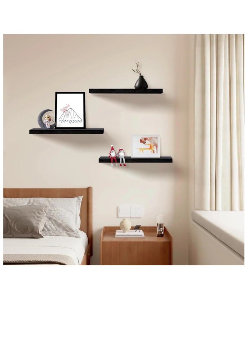 إيباسكت رف تعليق منظم  13سم  معلق في الحائط للديكورات وتنسيقات المنزل والمكتب (لون اسود) - Image 3