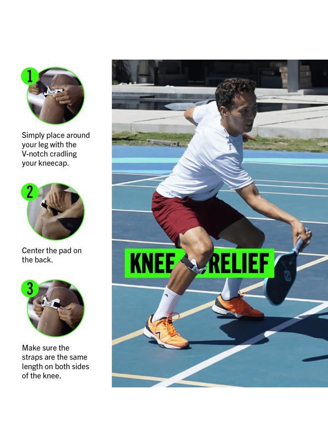 ProBand KneedIT® Therapeutic Band for Knee Pain Relief, Anatomically Focused Dynamic Compression Band for Arthritis, Tendinitis, Runner's Knee (chondromalacia) & Jumpers Knee (patella tendonitis), - Image 3