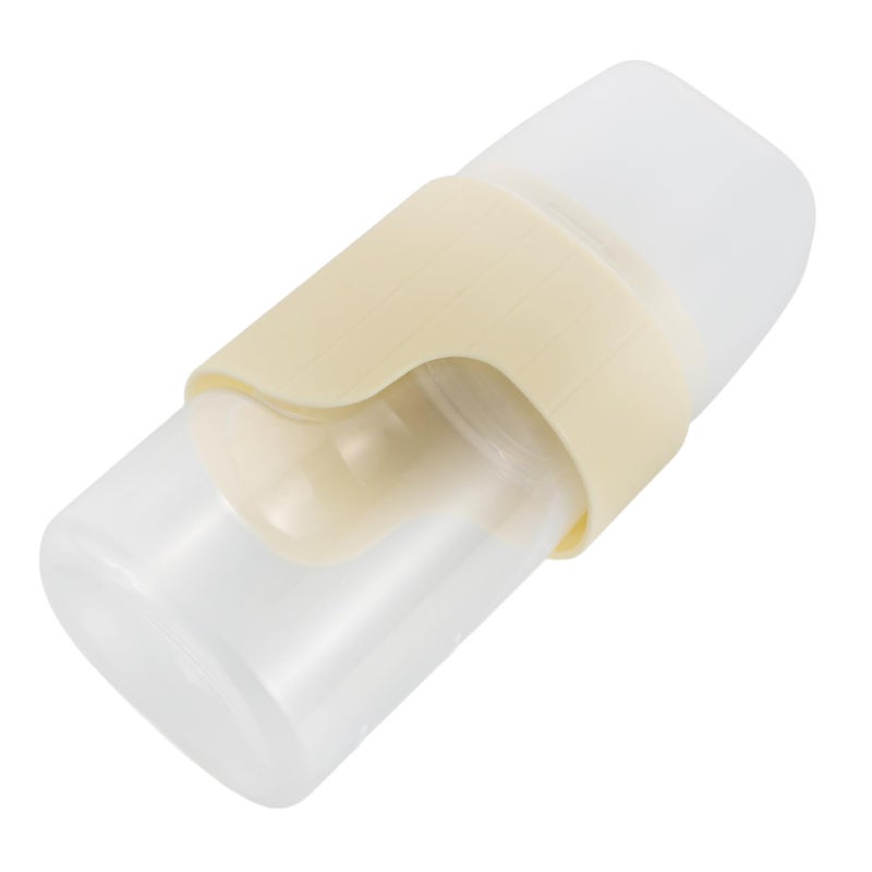 Wide Mouth Pet Nursing Bottle Easy Clean Stable Milk Flow For Kittens Puppies Small Animals Yellow - Image 2