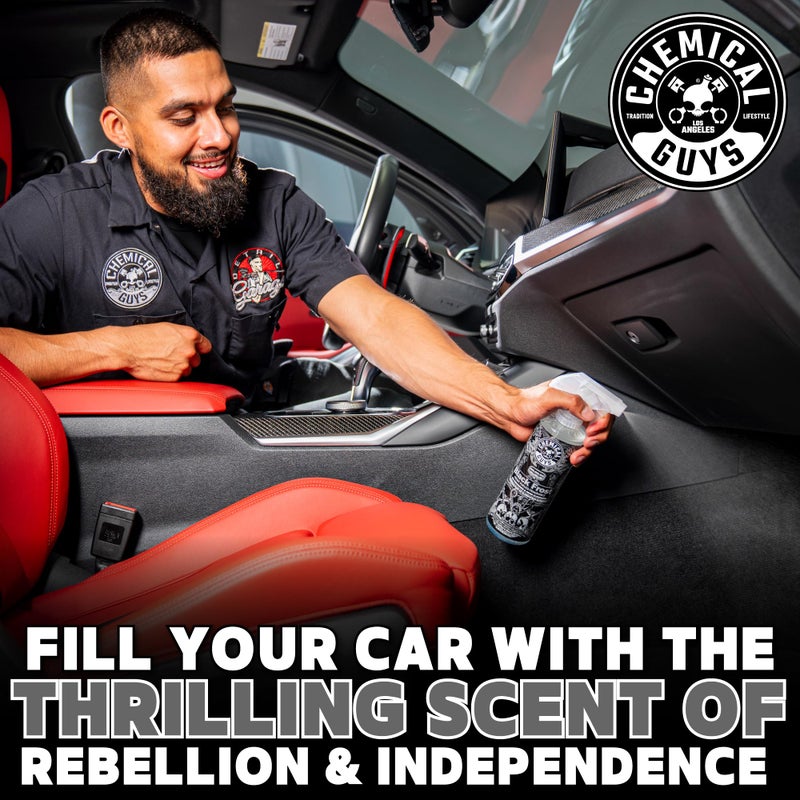 Chemical Guys Black Frost Air Premium Car Air Freshener Spray & Odor Eliminator - Crisp Masculine Scent Spray for Trucks, SUVs, RVs, and Motorcycles - Use in Home, Office, or Garage, 16 oz Bottle - Image 3