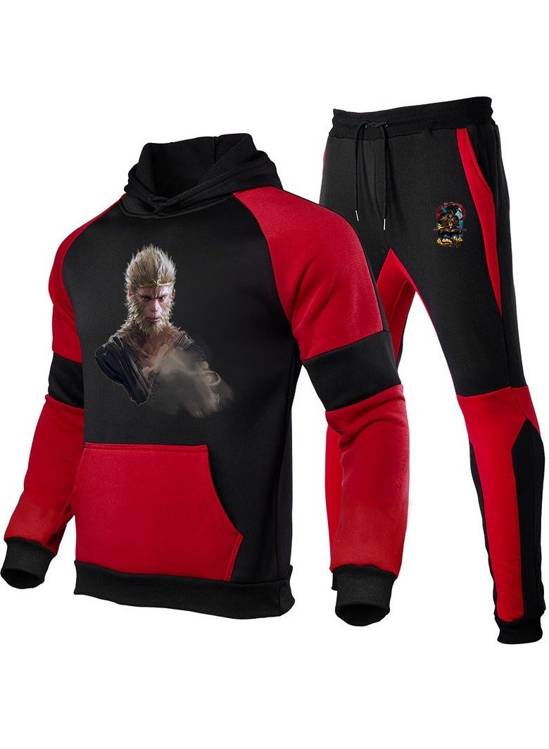 MQD Black Myth Wukong Hooded Sweatshirt Sports Suit