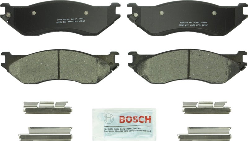 BOSCH BC897 QuietCast Premium Ceramic Disc Brake Pad Set - Compatible With Select Dodge Ram 1500; FRONT; Dodge Ram SRT-10; REAR - Image 1