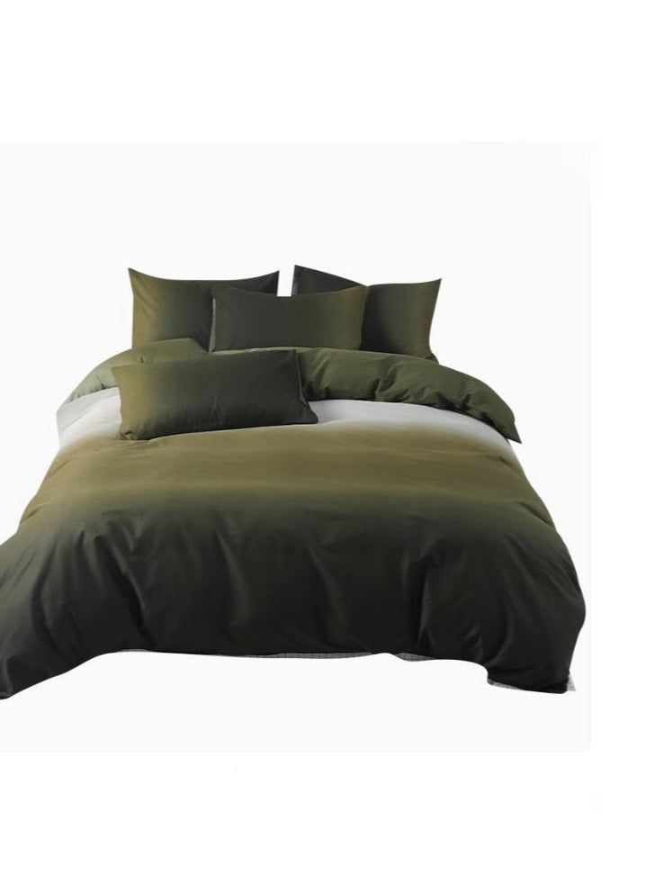 Bed Sheet Style — Pure Cotton Gradient 100 Cotton Bedding Four Piece Set  - Image 2