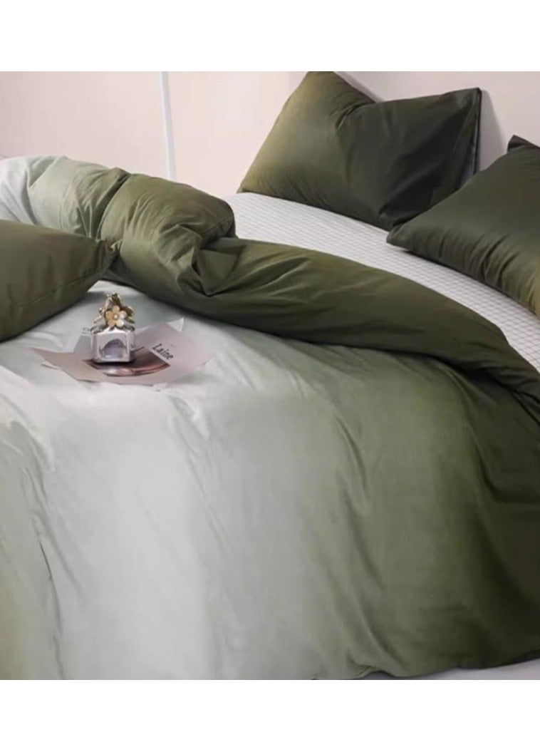 Bed Sheet Style — Pure Cotton Gradient 100 Cotton Bedding Four Piece Set  - Image 5