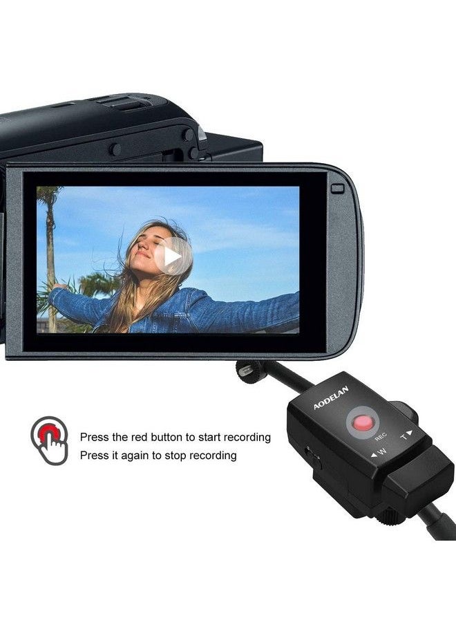 AODELAN - Zoom Control Remote Controller For Camcorder Lanc Terminal Tripod Record Zoom Video For Sony Nx5C 190P 150P 198P Vx2000E Canon Xl1S Xl2 Xha1 Xm1 Xm2 Panasonic Dvc33 Dvc63 Camcorders - Image 1