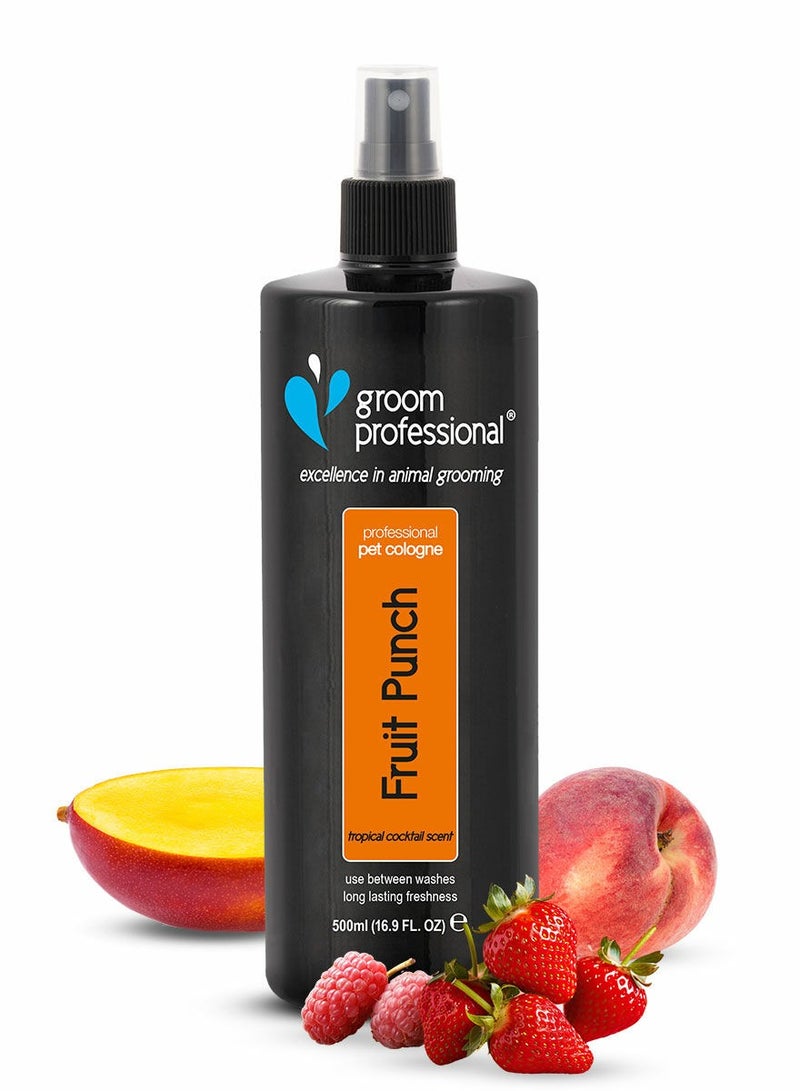 Groom Professional Pet Cologne – Fruit Punch Tropical Cocktail Fragrance Scent, Refreshing Spray 500ml - Image 2