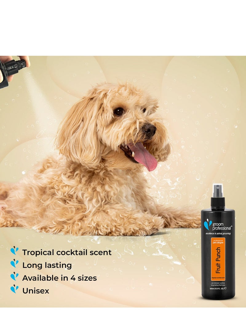 Groom Professional Pet Cologne – Fruit Punch Tropical Cocktail Fragrance Scent, Refreshing Spray 500ml - Image 4
