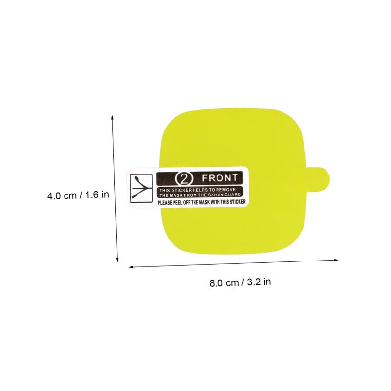 2 Pack Full Coverage Screen Protector Film For Smartwatch Clear HD - Image 5