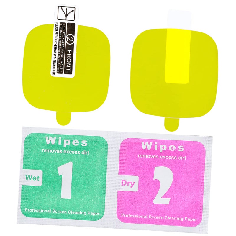 2 Pack Full Coverage Screen Protector Film For Smartwatch Clear HD - Image 2