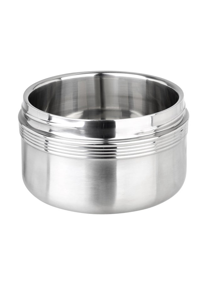 AL SANIDI Stainless steel dates storage, Dates bowel, Silver, capacity 800 ml - Image 3