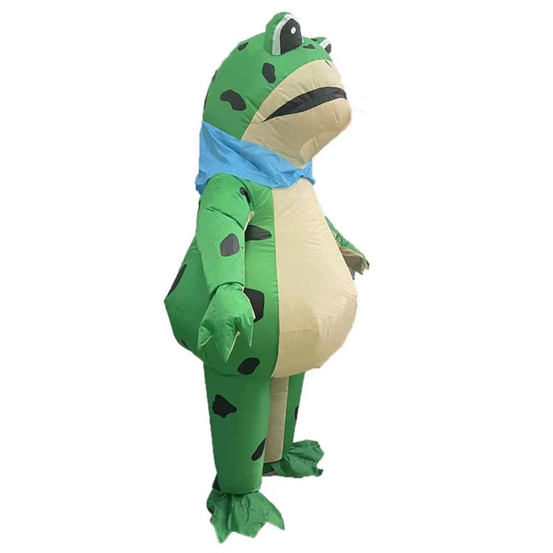 Gaoin Unisex Adult Inflatable Costume Blow up Animals Suit Halloween Costume (Frog) - Image 1