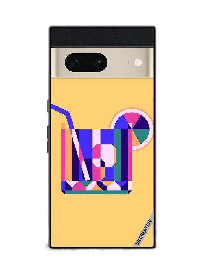 VR CREATIVE Protective Case Cover For Google Pixel 7 Juice Cup Design Multicolour - Image 1