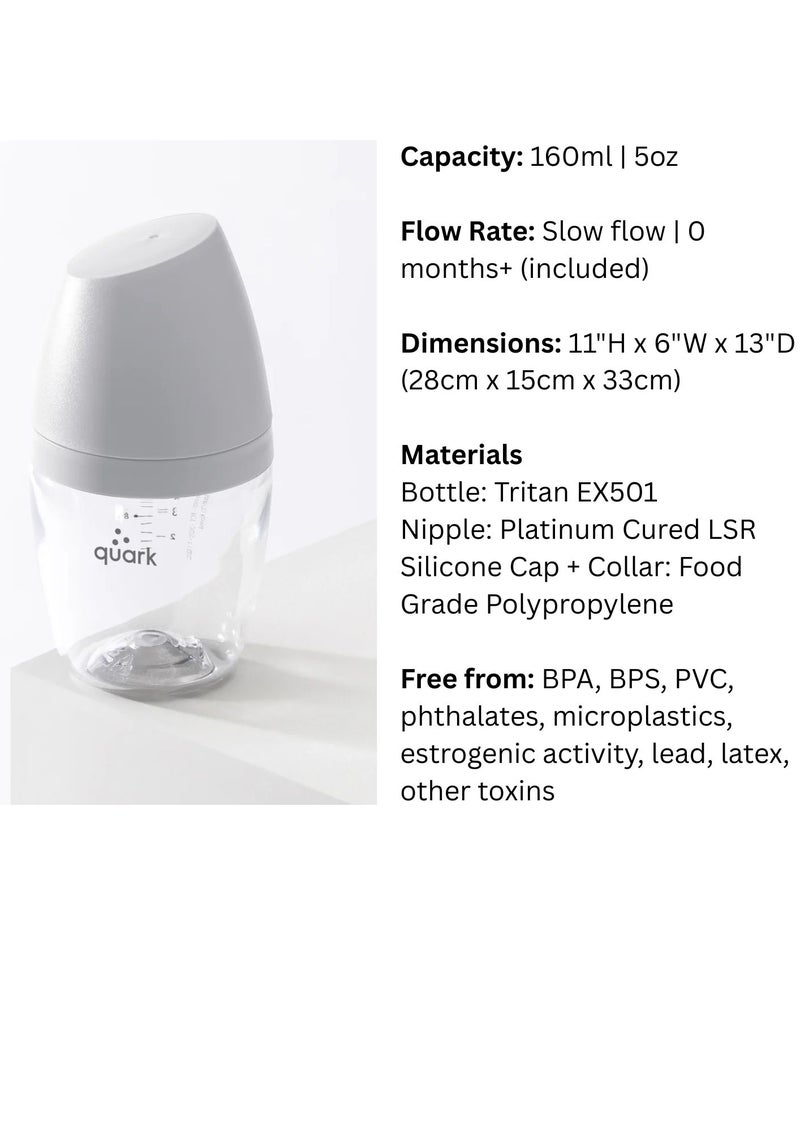 Quark BuubiBottle Mini (5oz/160ml)  - 2PC - Grey - Image 3