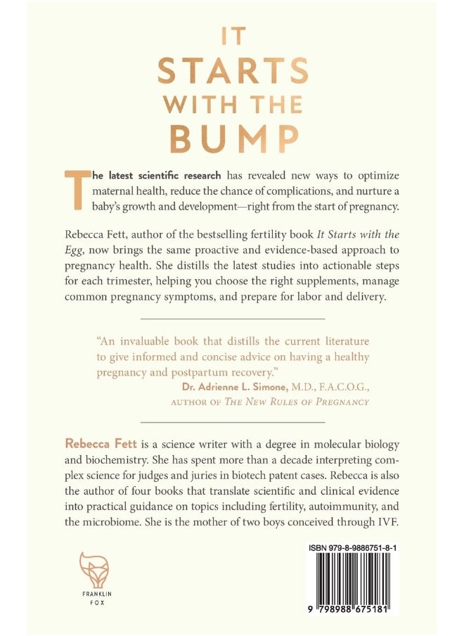 It Starts with the Bump: Evidence-Based Strategies for a Happy and Healthy