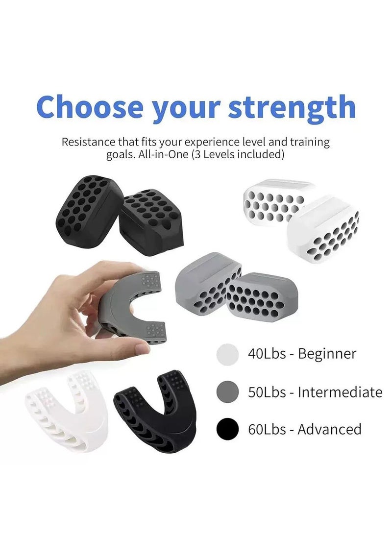 Generic Masseter jaw and lower jaw trainer, silicone chewing trainer for fitness facial muscles  - Image 3