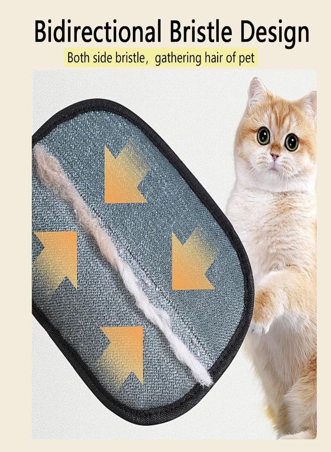 Liyujuping Pet Hair Removal Glove, Electrostatic Pet Grooming Gloves for Cat and Dog, The Tool of Pet Hair Remover, Reusable Pet Hair Remover for Couch, Furniture, Clothes, Easy Cleaning,Grooming Gloves-1 PCS - Image 3