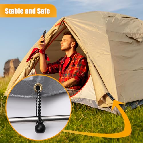 Axlksia Tarp Clips Heavy Duty Lock Grip, 20 Pack Tarp Clamps, Shade Cloth Clips Fasteners, Pool Awning Cover Bungee Cords Clips, Car Cover Clamp - Image 4
