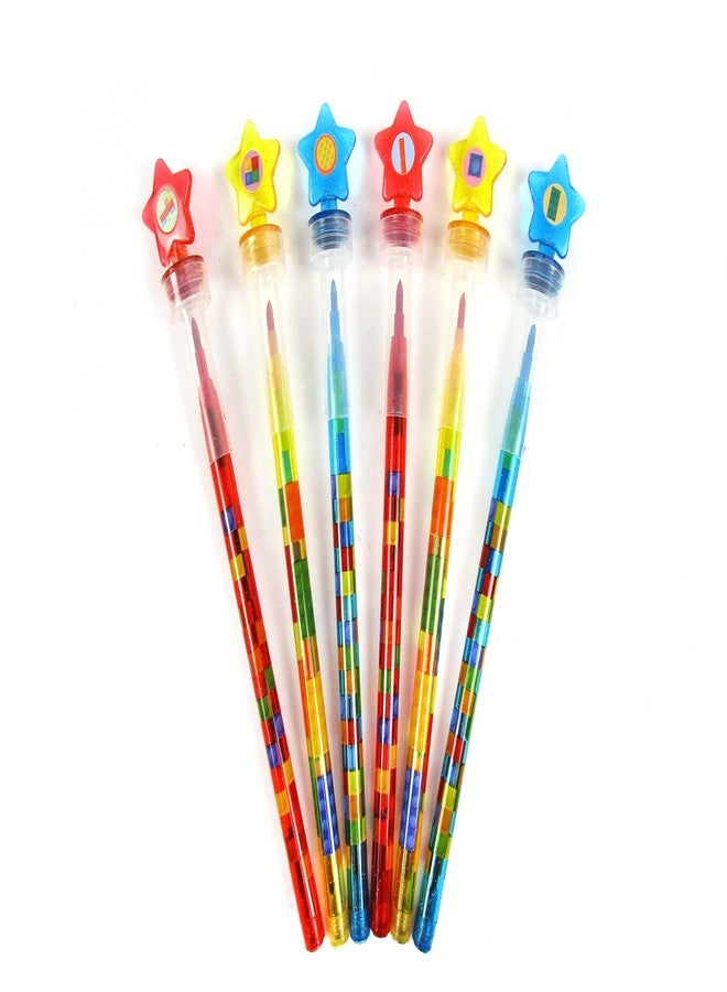 TINYMILLS 24 قطعة كتل ملونة طوب 2 في 1 قابلة للتكديس مع طابع إضافي، هدايا حفلات الأطفال، حشوات أكياس الهدايا، مكافآت الفصول الدراسية، جوائز - Image 3