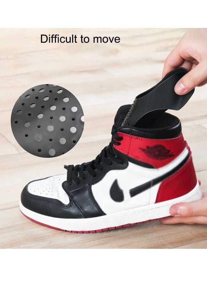 Generic - 2 Pairs Shoe Crease Protector Toe Box Anti-Wrinkle Sport Shoe Inserts Sneaker Crease Guard Prevent Sneaker Shoes Crease Indentation for Men's 7-12 / Women's 5-8 Shoe Crease Protectors (Black+White) - Image 1