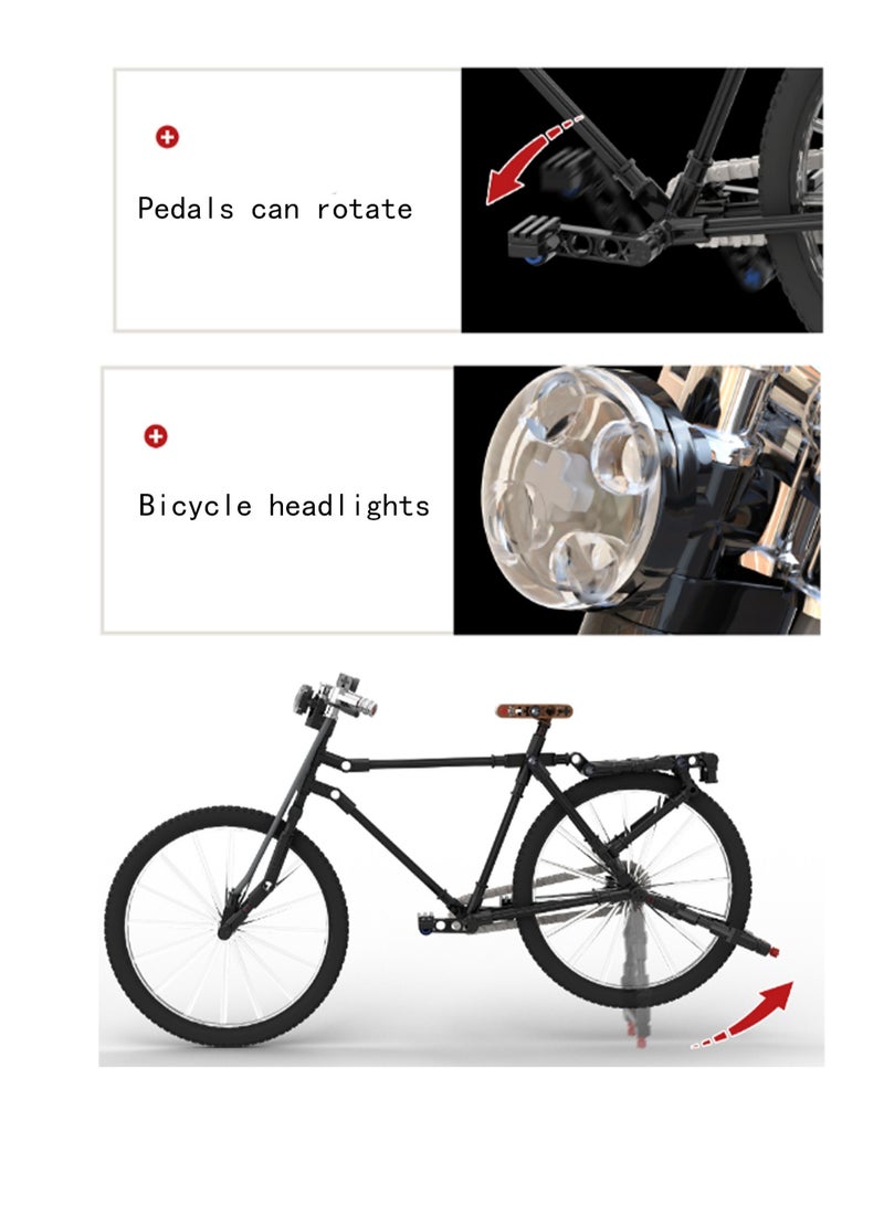 Loquat 179pcs 28 Bicycle Model Set Building Blocks Creative Diy Simulation Collection Building Assembly Toys Children'S Gifts Home Decorations - Image 3