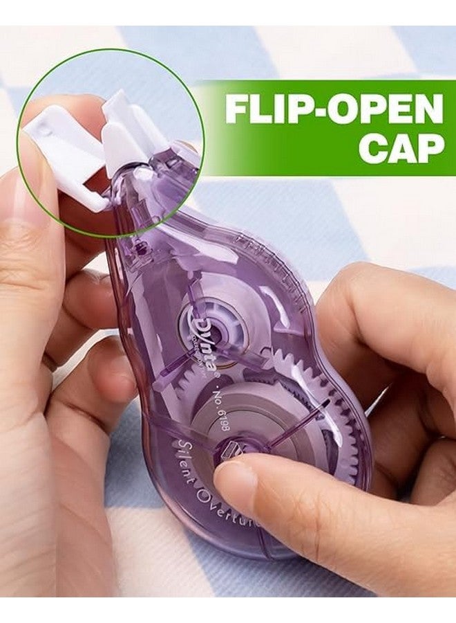 ECLET شريط تصحيح ECLET - عبوة من 2 قطعة شريط تصحيح 12 متر × 5 مم، لمجلة، قلم تصحيح، مزيل للخطأ، أدوات مكتبية، شريط قلم التصحيح (أي لونين عشوائيين يتم إرسالهما) F (2، 12م) - Image 3