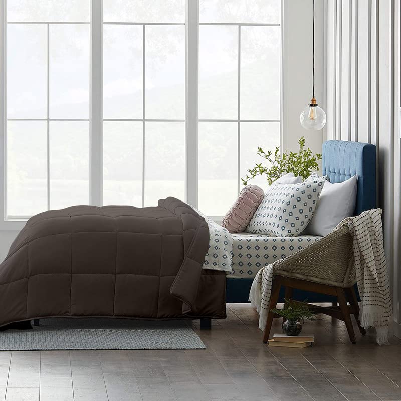 Razzai Restful Sleep Microfiber Summer Season Ac Comforter 220 GSM (60" x 90" Inches/152cm x 228cm) - Single Bed Comforter|Dark Grey| - Image 3