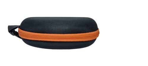 Sunshades Assorted Color Sunglass Case (Black-orange) - Image 4