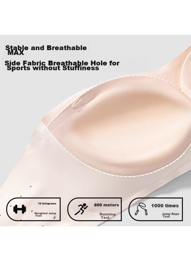 MIIOW Miiow Seamless Strapless Bra For Women, Invisible Anti-slip Push-up Bra, Bandeau, Tube Top, Invisible Bra, Skin Color, Size L  - Image 3