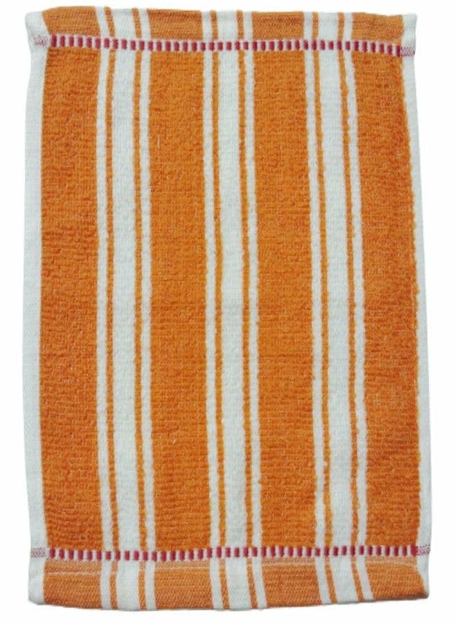 ORAS Cotton Fabric Hand, Face Towel Set, 10 x 10 Inch, Multicolor - Pack of 6 Pcs. - Image 4