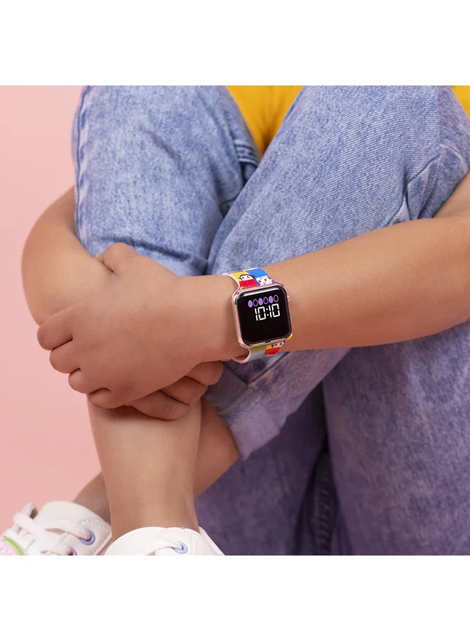 Disney Boys Digital Square Shape Plastic Wrist Watch - ADM4020 - 35 Millimeter