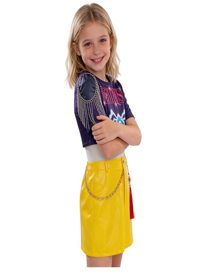 M.Zibos Girls Costume Set for KPop Mira, Halloween Accessory Sets Performance Outfit Accessories-120 - Image 1