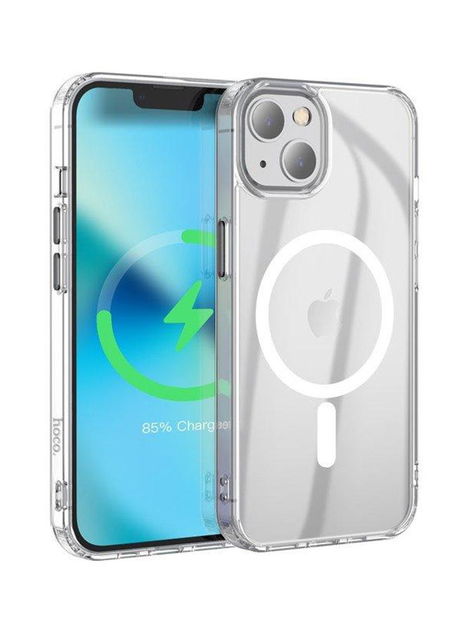 Hoco Magnetic Series Airbag Anti-Fall Protective Shell For iPhone 14 Plus - Clear