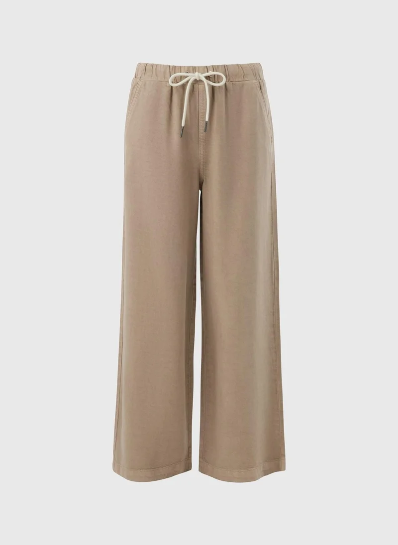 Matalan Stone Wide Leg Comfort Fit Jeans