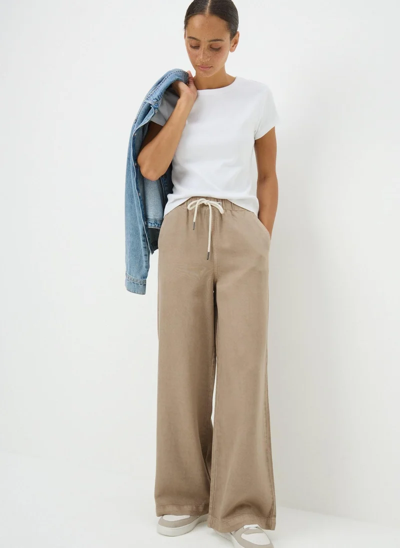 Matalan Stone Wide Leg Comfort Fit Jeans