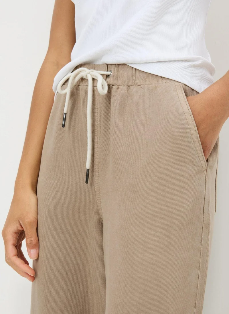 Matalan Stone Wide Leg Comfort Fit Jeans