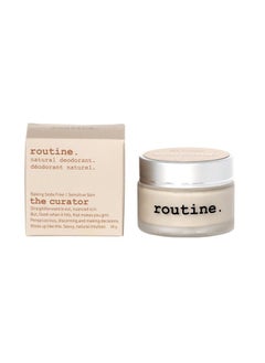routine . Natural Deodorant (2 Fluid Oz.) The Curator (Baking Soda Free) | Aluminum Free Natural Deodorant for Women & Men | Eucalyptus, Geranium, Black Spruce & Cocoa (Cream Jar Formula)  - Image 2