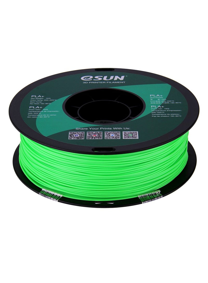 إي صن إيسون 3 دي برينتر فيـﻻمنت  يى ل أ + 1.75 مم دقة اﻷبعاد  +/- 0.05 م م  1 كجم (  2.2  رطل ) بكرة طباعة ثلاثية الأبعاد للطابعات ثلاثية الأبعاد - الذروة الخضراء - Image 3