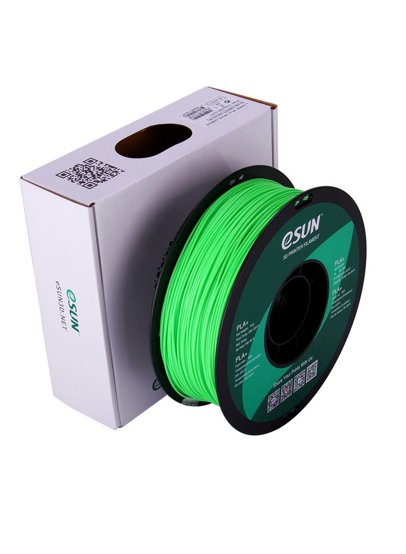 إي صن إيسون 3 دي برينتر فيـﻻمنت  يى ل أ + 1.75 مم دقة اﻷبعاد  +/- 0.05 م م  1 كجم (  2.2  رطل ) بكرة طباعة ثلاثية الأبعاد للطابعات ثلاثية الأبعاد - الذروة الخضراء - Image 4