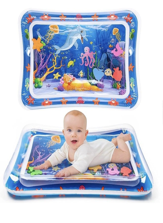 Richtots Premium Tummy Time Water Mat Premium Baby Water Play Mat for Infants and Toddlers Baby Toys for 3 to 24 Months, Strengthen Your Baby's Muscles - Image 1