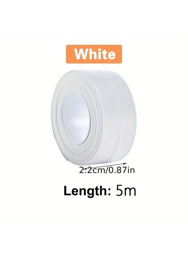 10 لفات من شرائط ختم المرحاض ذاتية اللاصق المقاومة للماء لحوض المطبخ والحمام - Image 1